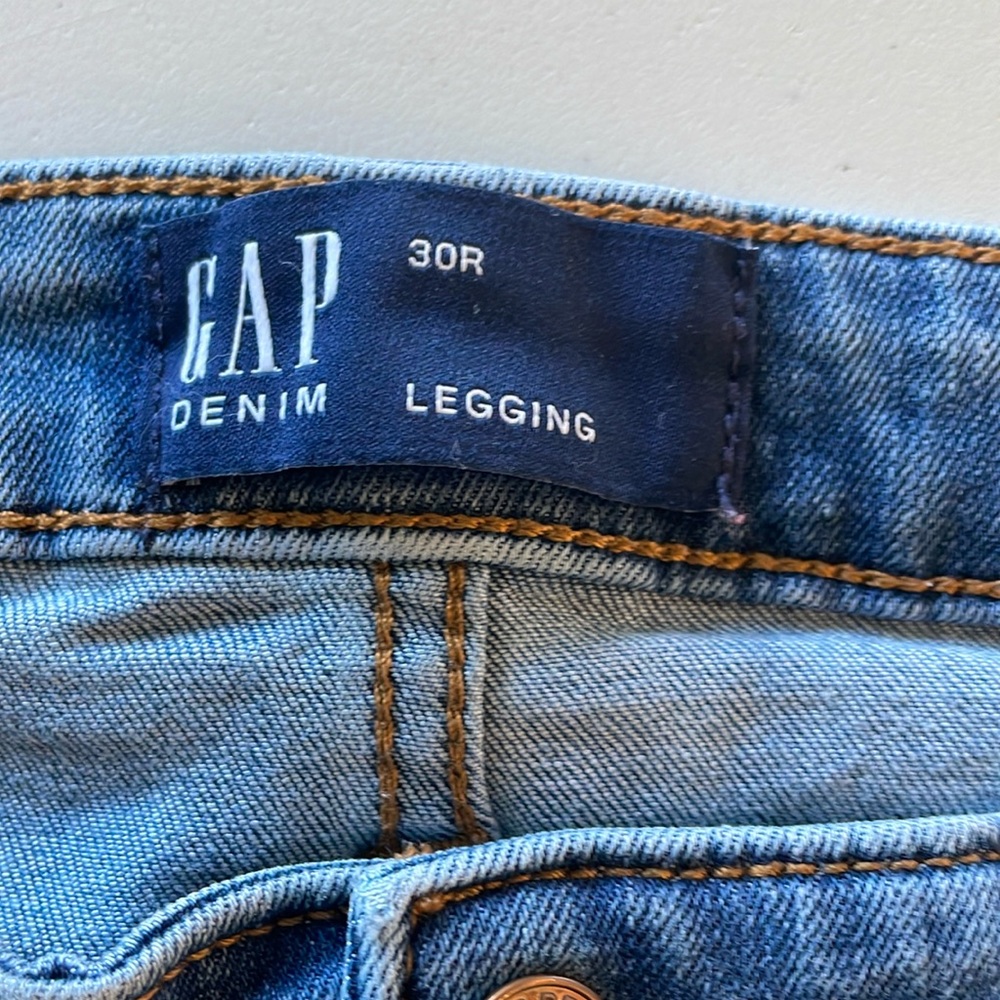 Gap leggings- faded blue
